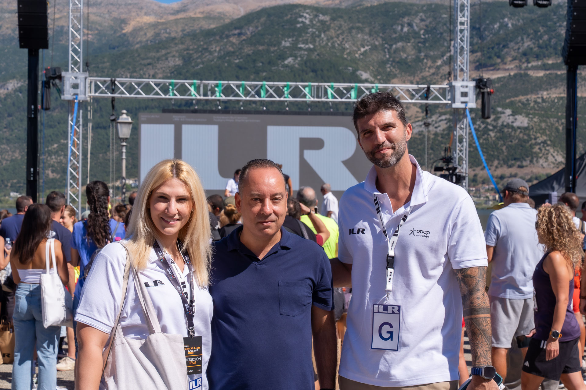 Αγάπη Γιαννακάκη, OPAP PR Manager, Μανώλης Σταυρουλάκης, OPAP Public & Media Relations Director, Γιώργος Ζούμας, OPAP Sponsorships Director