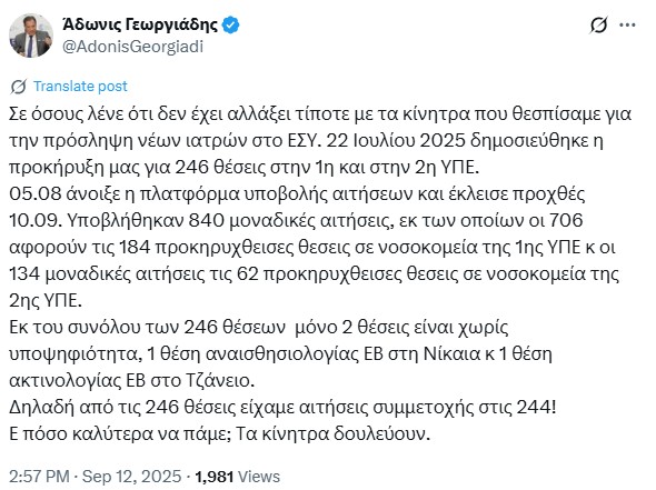 ανάρτηση Άδωνι