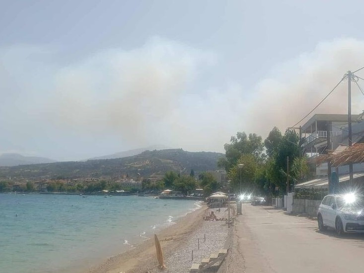 Φωτιά στην Αχαΐα