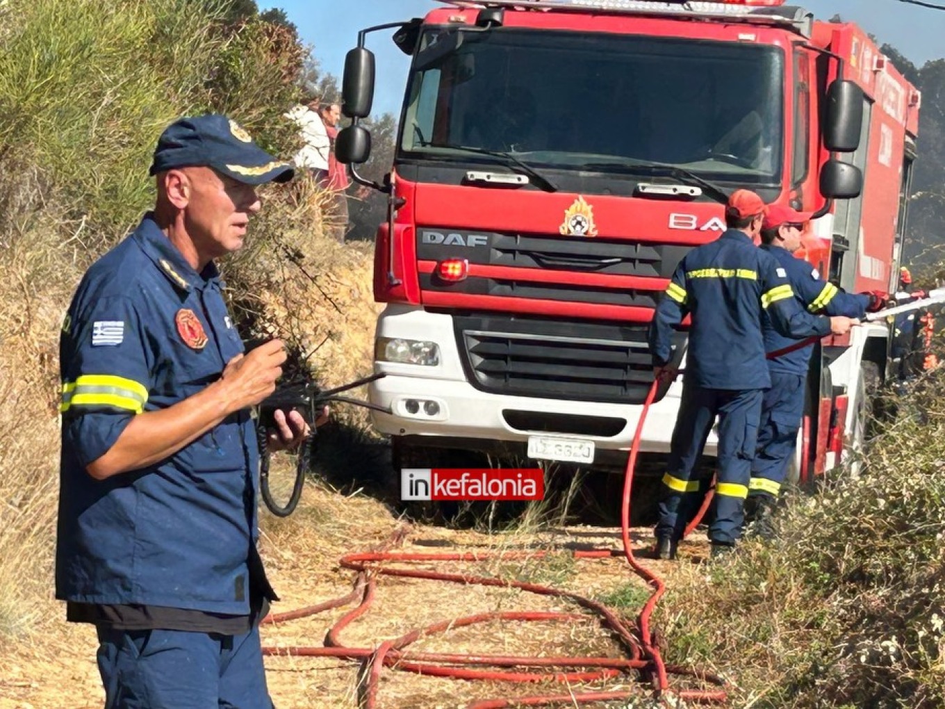 φωτιά στην Κεφαλονιά 