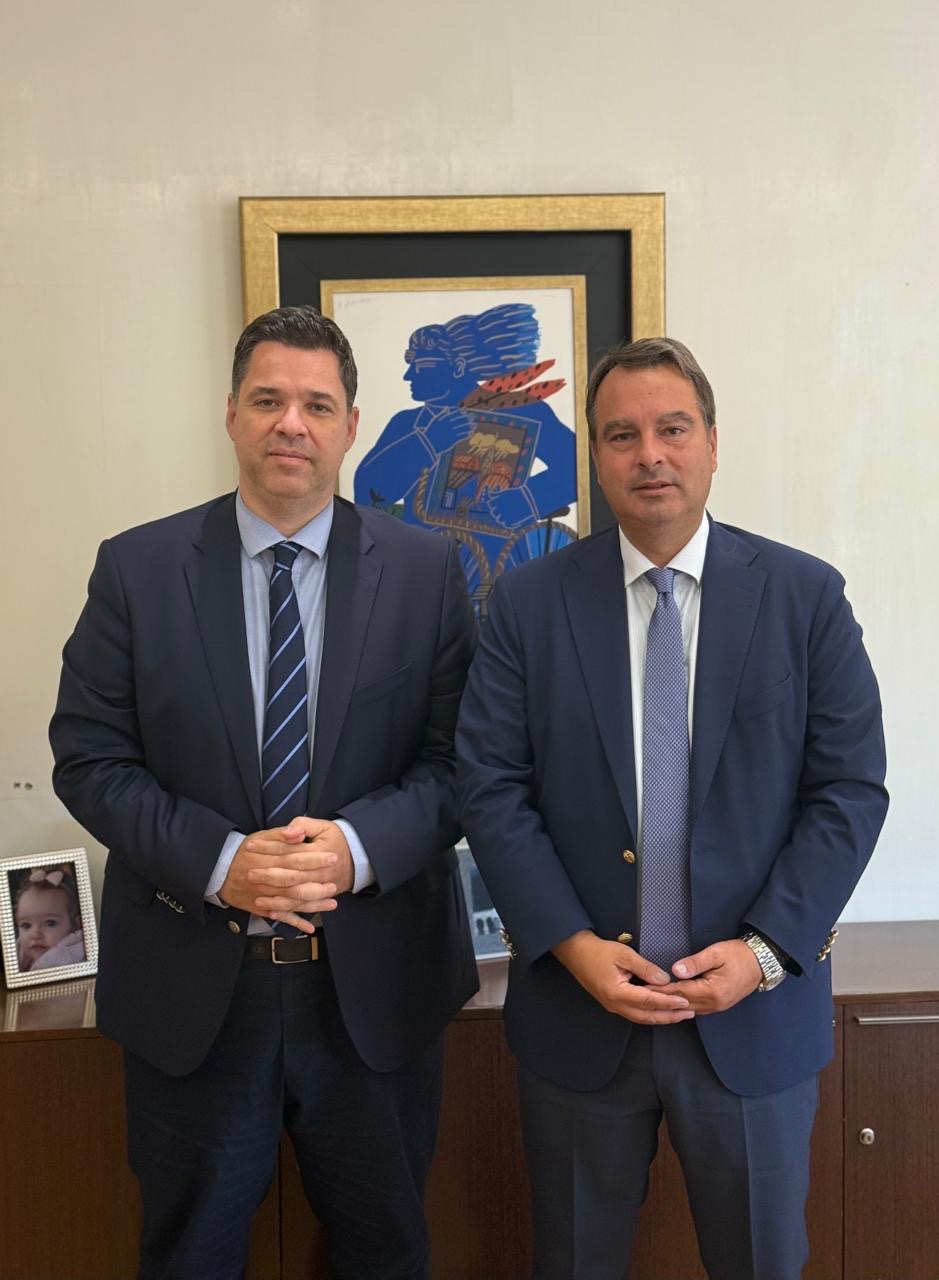 Συνάντηση Θανάση Παπαθανάση με τον Θανάση Κοντογεώργη για το Σχέδιο Ανάπτυξης της Αιτωλοακαρνανίας