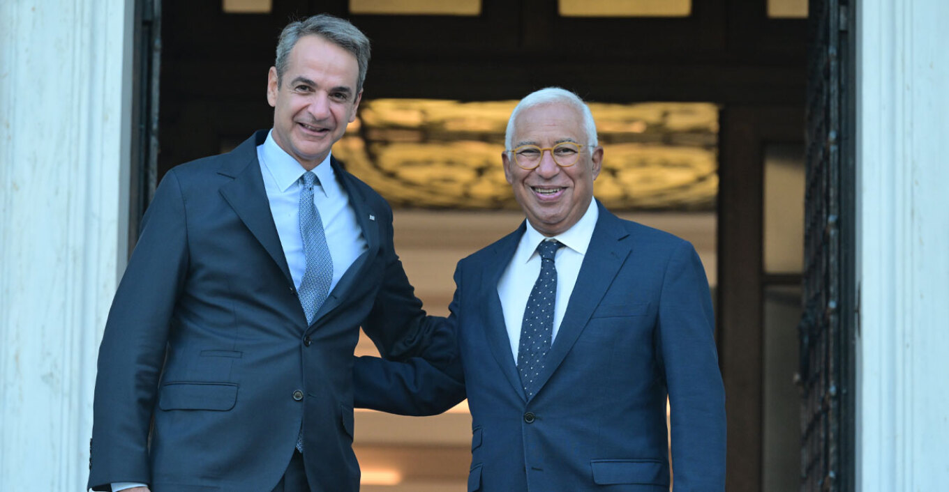 Συνάντηση Μητσοτάκη-Κόστα στο Μαξίμου