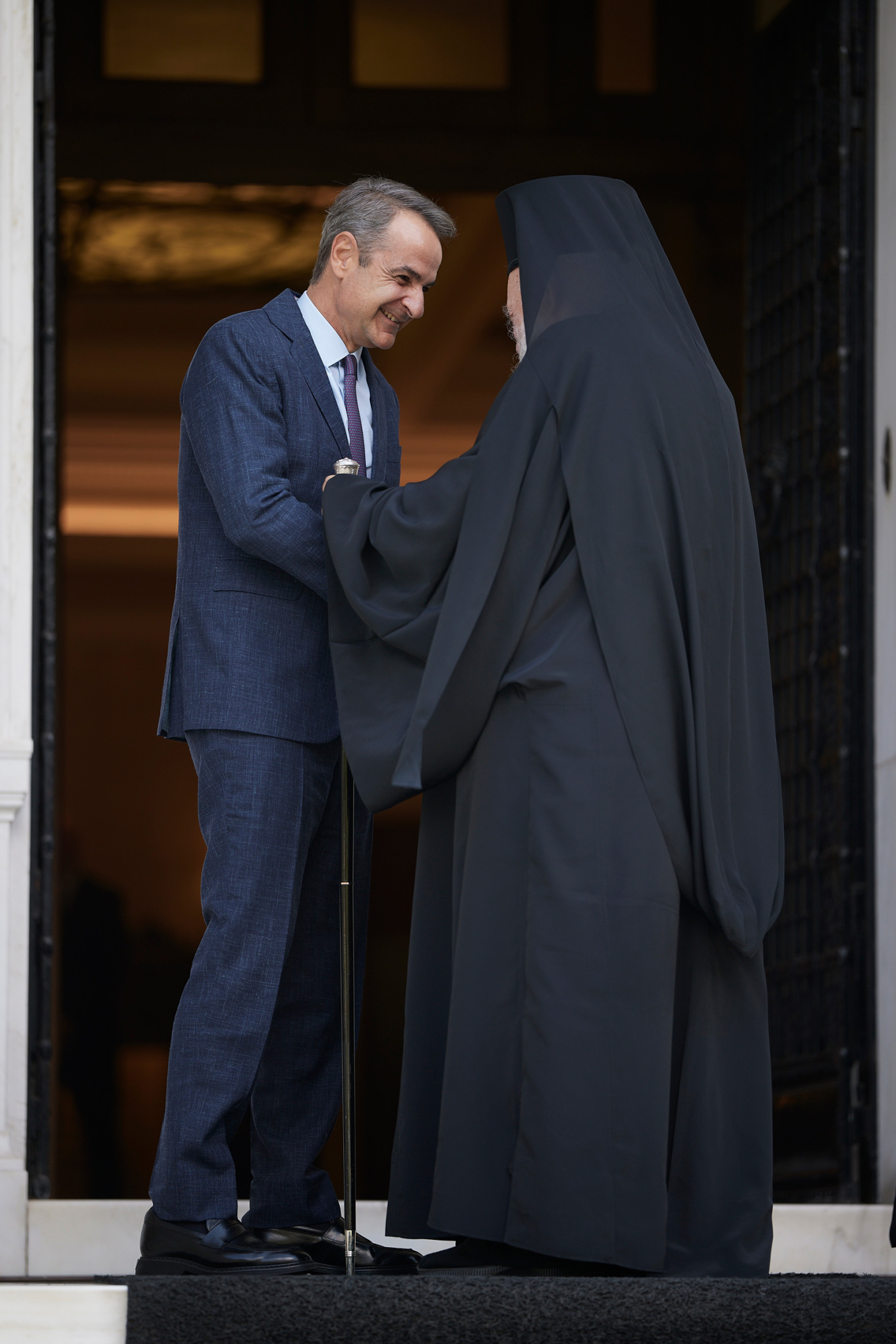 Συνάντηση Μητσοτάκη για συνάντηση με Ιερώνυμο