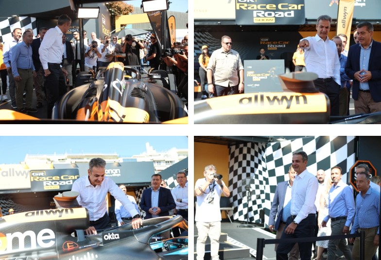 Η περιήγηση Μητσοτάκη στα περίπτερα της ΔΕΘ