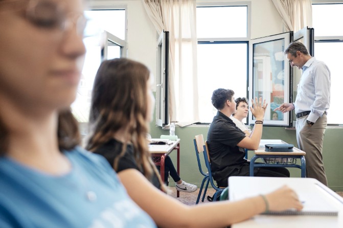 Μητσοτάκης Περιστέρι σχολείο