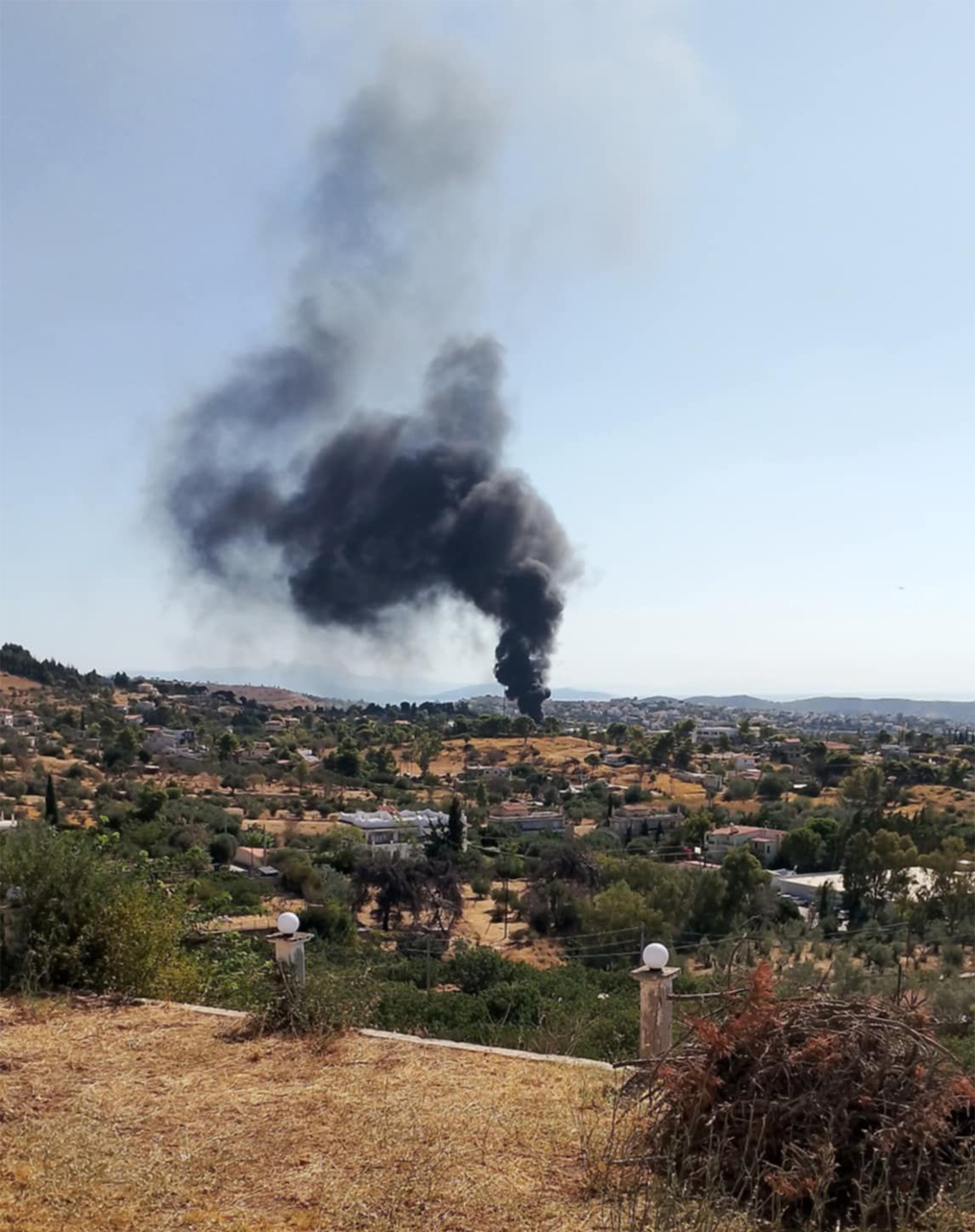 Φωτιά στο μουσικό σχολείο της Παλλήνης