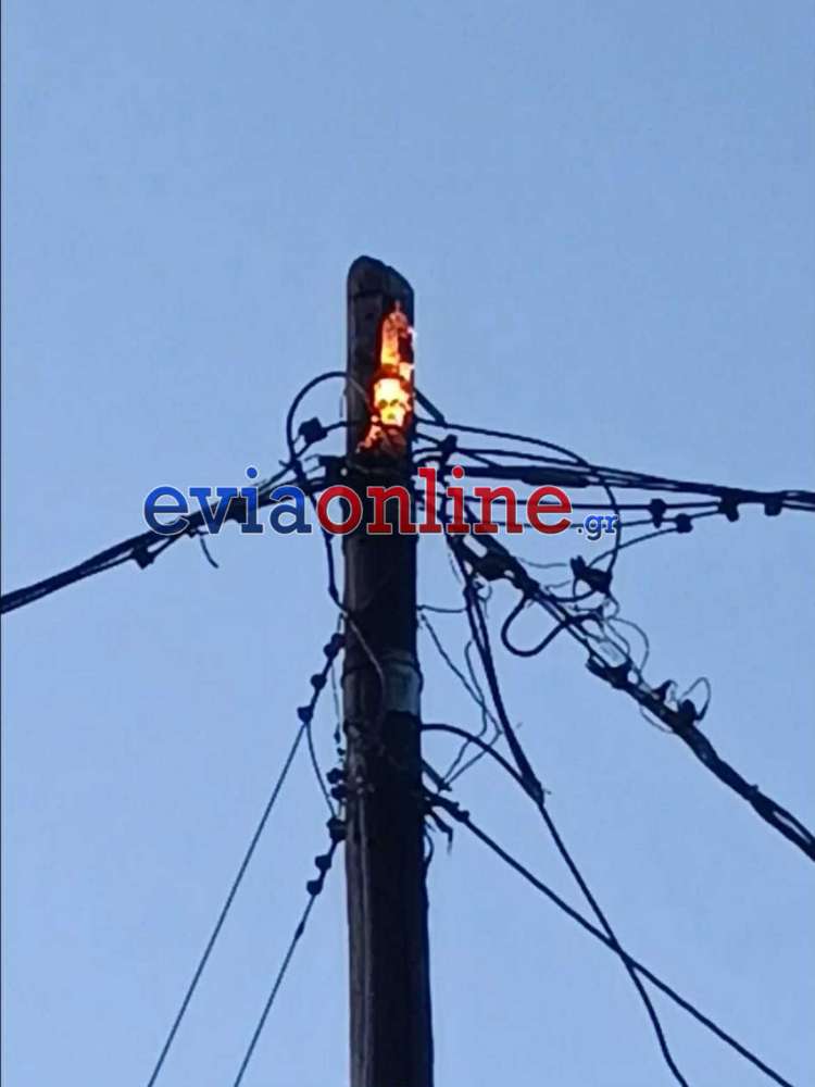 Κάρυστος: Με αυτοθυσία πολίτης έσβησε φωτιά σε πυλώνα