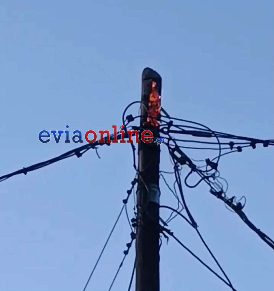 Κάρυστος: Με αυτοθυσία πολίτης έσβησε φωτιά σε πυλώνα