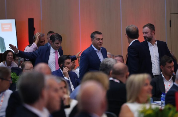 Ο Αλέξης Τσίπρας στο Συνέδριο του Economist