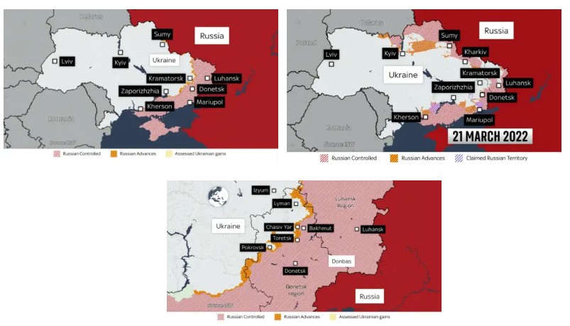 χάρτες Ουκρανία
