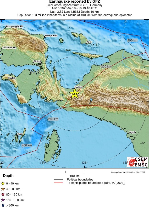 Σεισμός 6,1 Ρίχτερ στην Ινδονησία