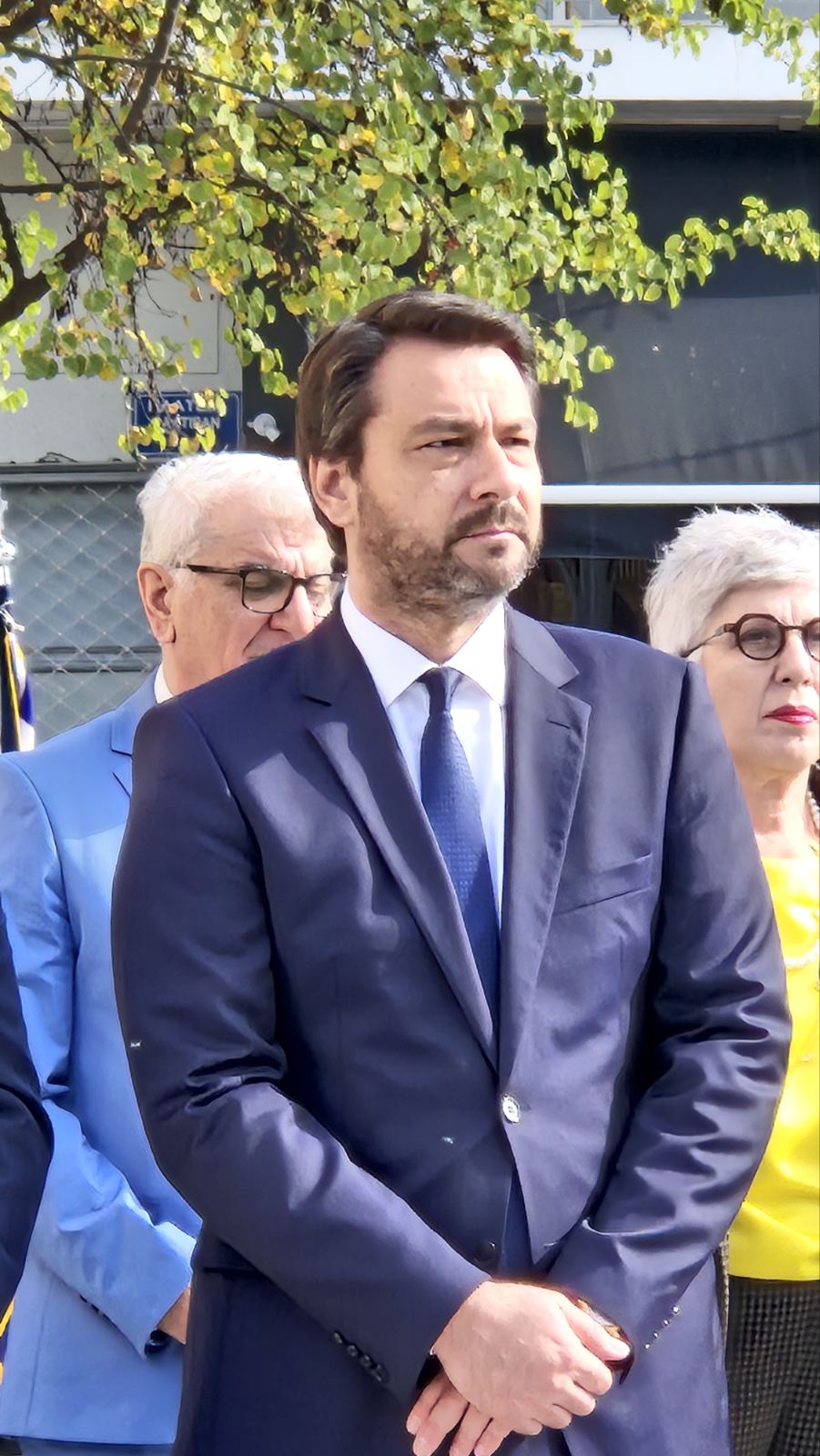 Ο Τάσος Μπαρτζώκας εκπρόσωπος της Βουλής στους εορτασμούς της 28ης Οκτωβρίου στη Βέροια