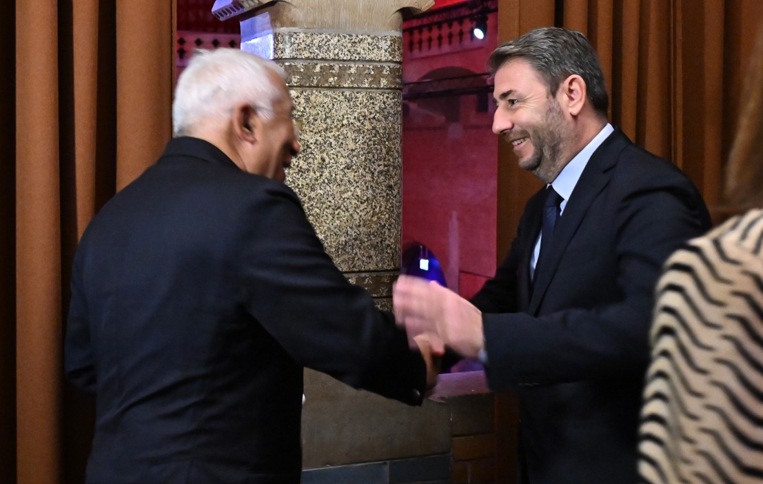 Συνάντηση Νίκου Ανδρουλάκη με Αντόνιο Κόστα στο Άμστερνταμ