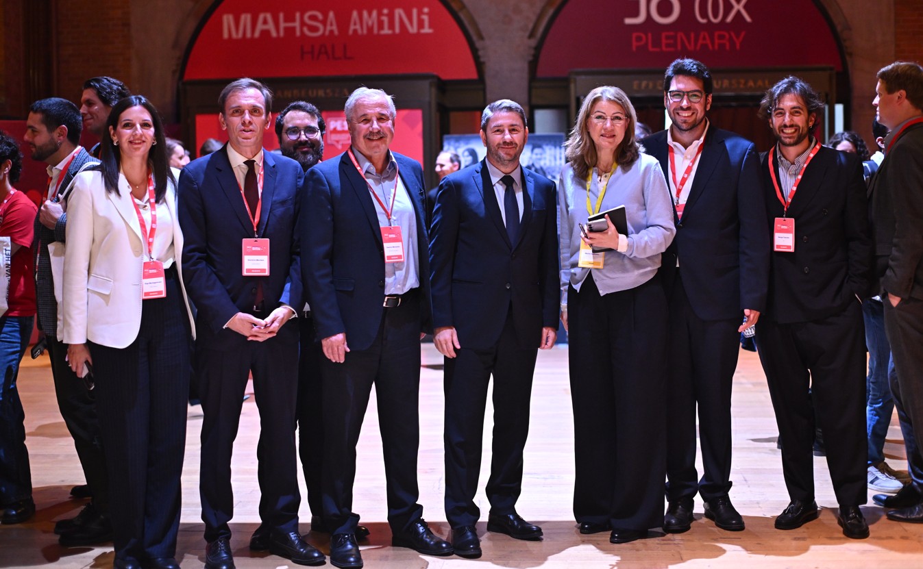 Συνάντηση Νίκου Ανδρουλάκη με Αντόνιο Κόστα στο Άμστερνταμ