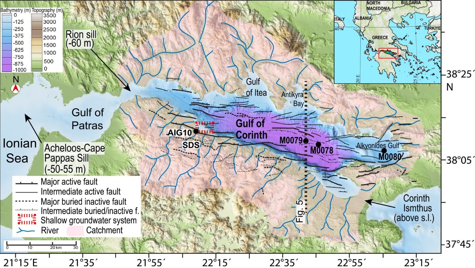 Κάτω από τον Κορινθιακό Κόλπο υπάρχει γλυκό νερό