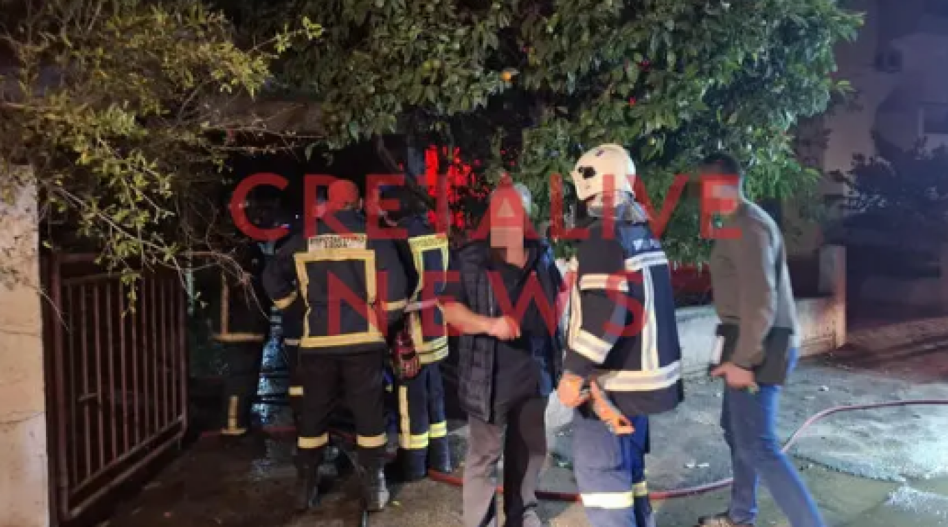 Ηράκλειο: Δύο νεκροί από φωτιά σε διαμέρισμα