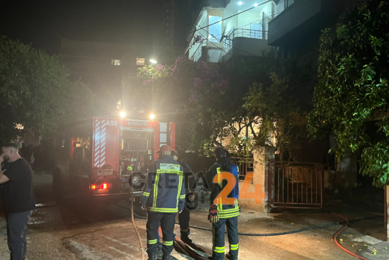 Ηράκλειο: Δύο νεκροί από φωτιά σε διαμέρισμα