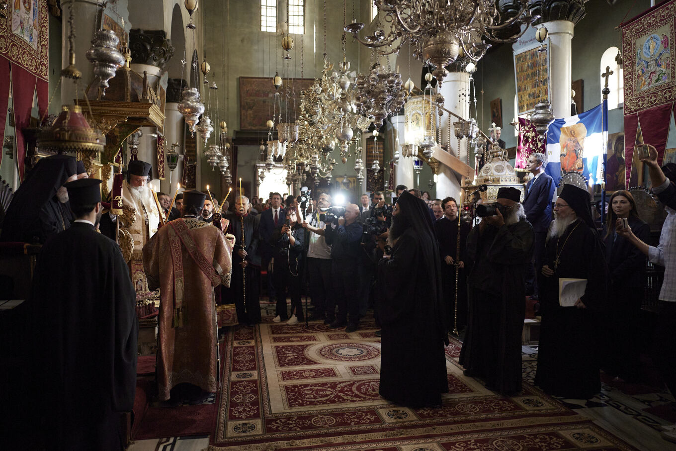 Στην ενθρόνιση του νέου Αρχιεπισκόπου Σινά ο Πρωθυπουργός
