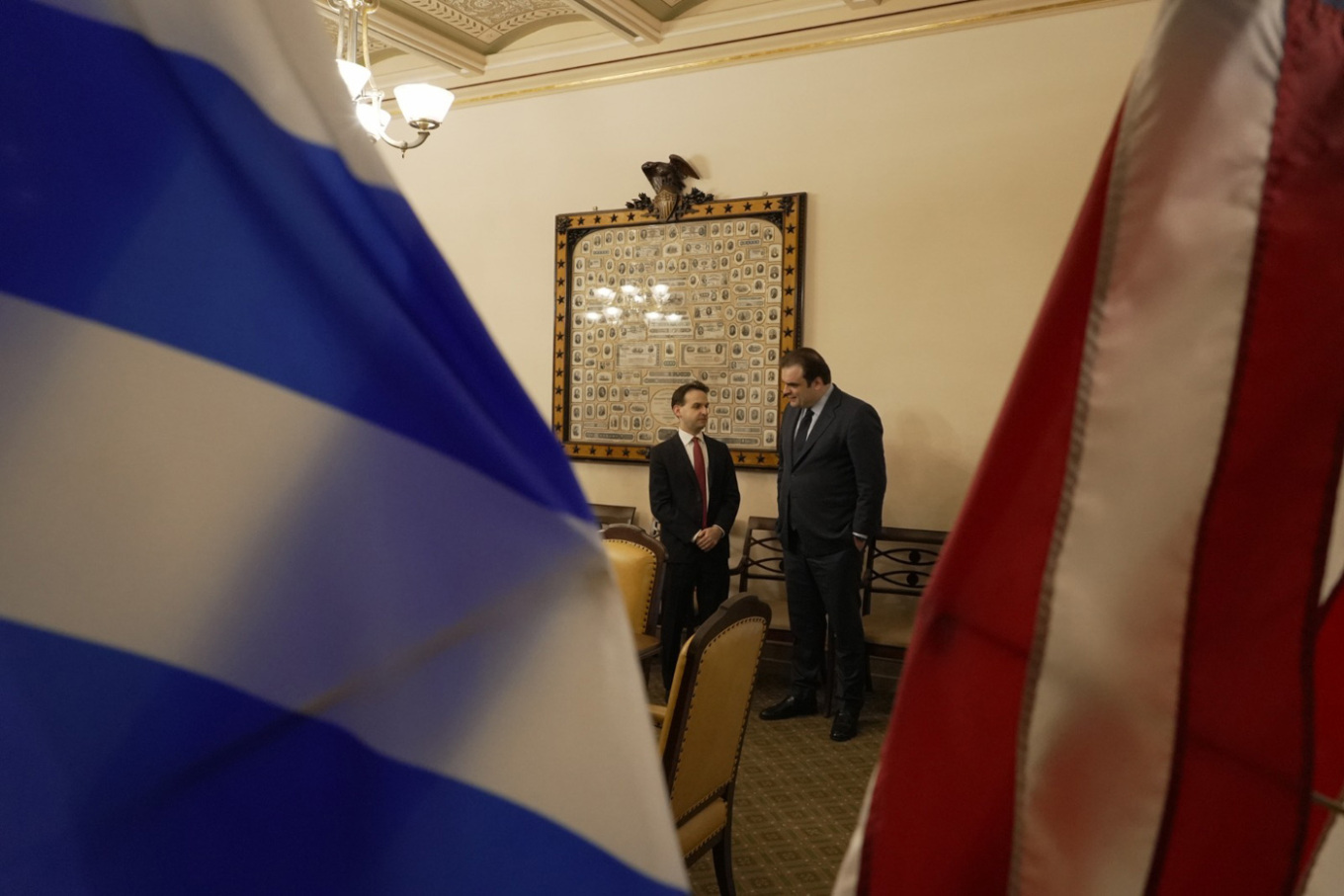 Συνάντηση Πιερρακάκη με τον Αμερικανό ΥΠΟΙΚ