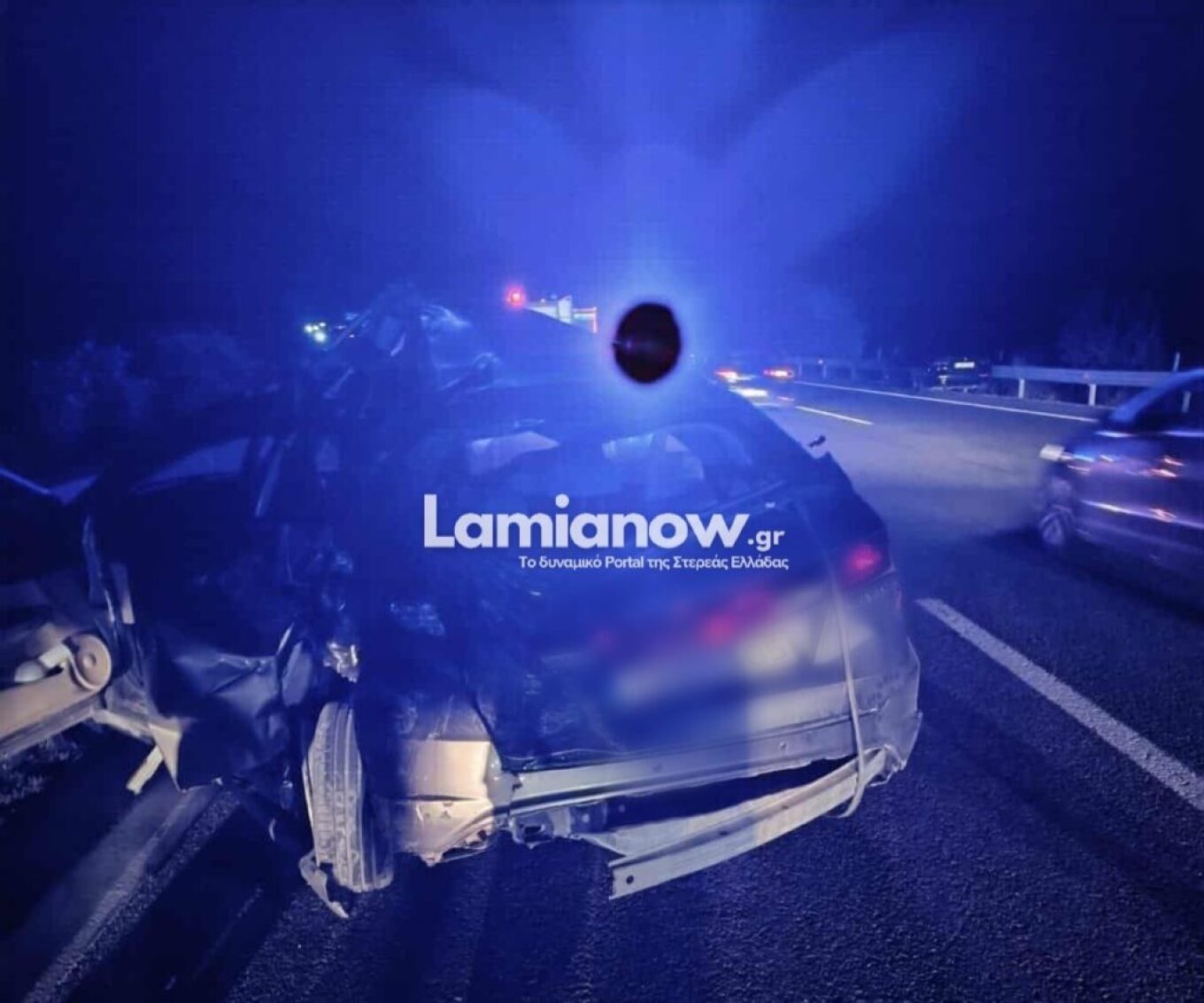 Τροχαίο στην Αθηνών-Λαμίας