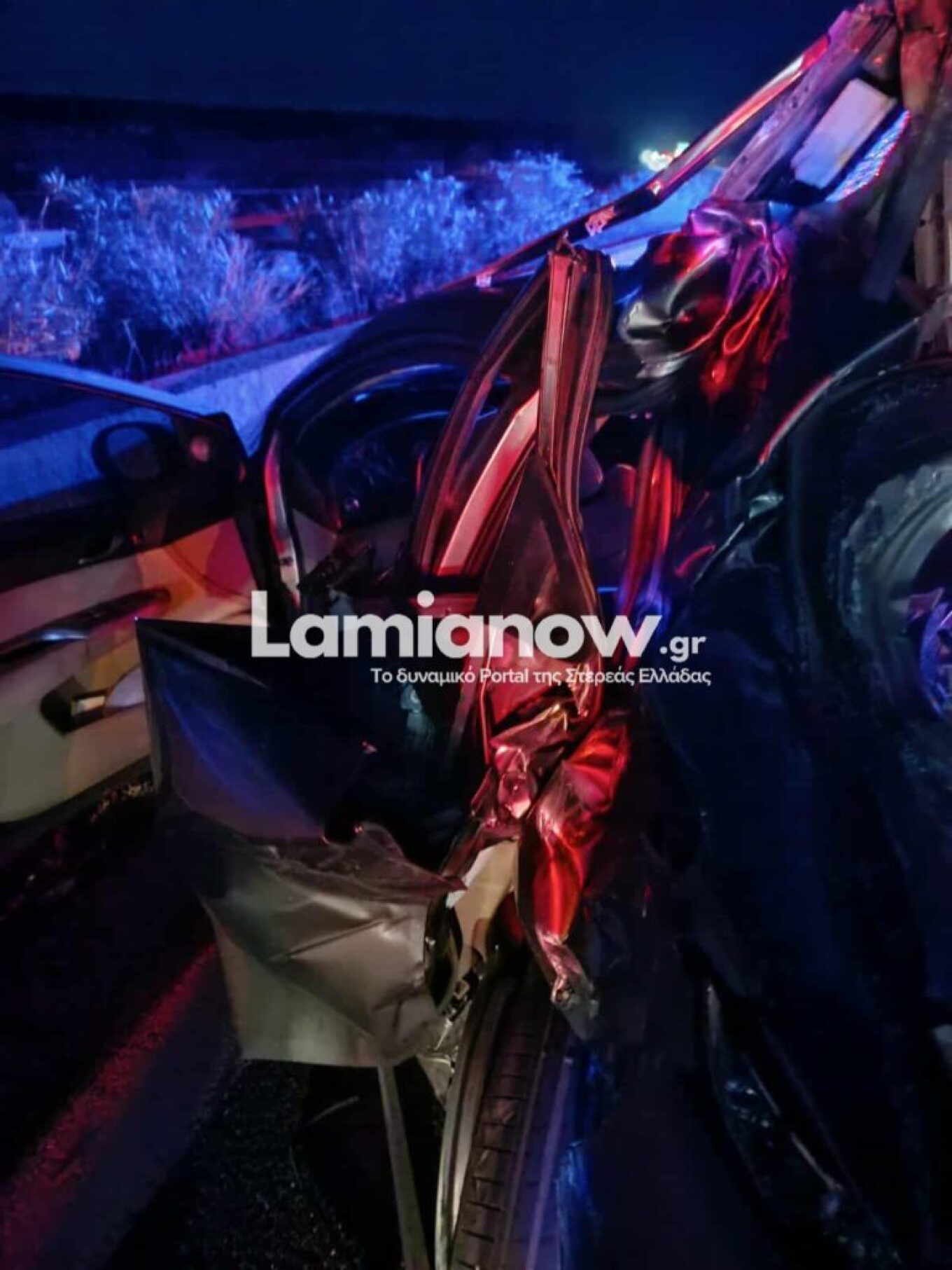 Τροχαίο στην Αθηνών-Λαμίας