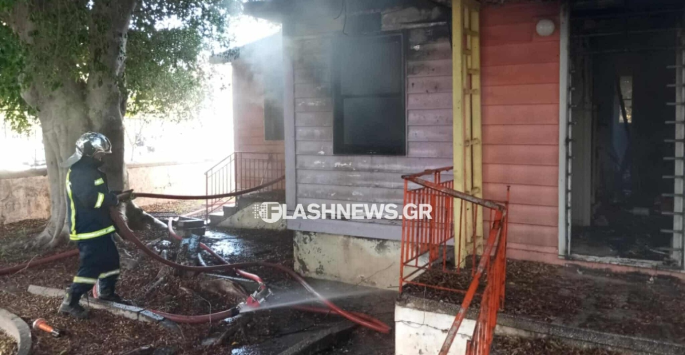 Χανιά: Φωτιά στο παλιό ΠΙΚΠΑ