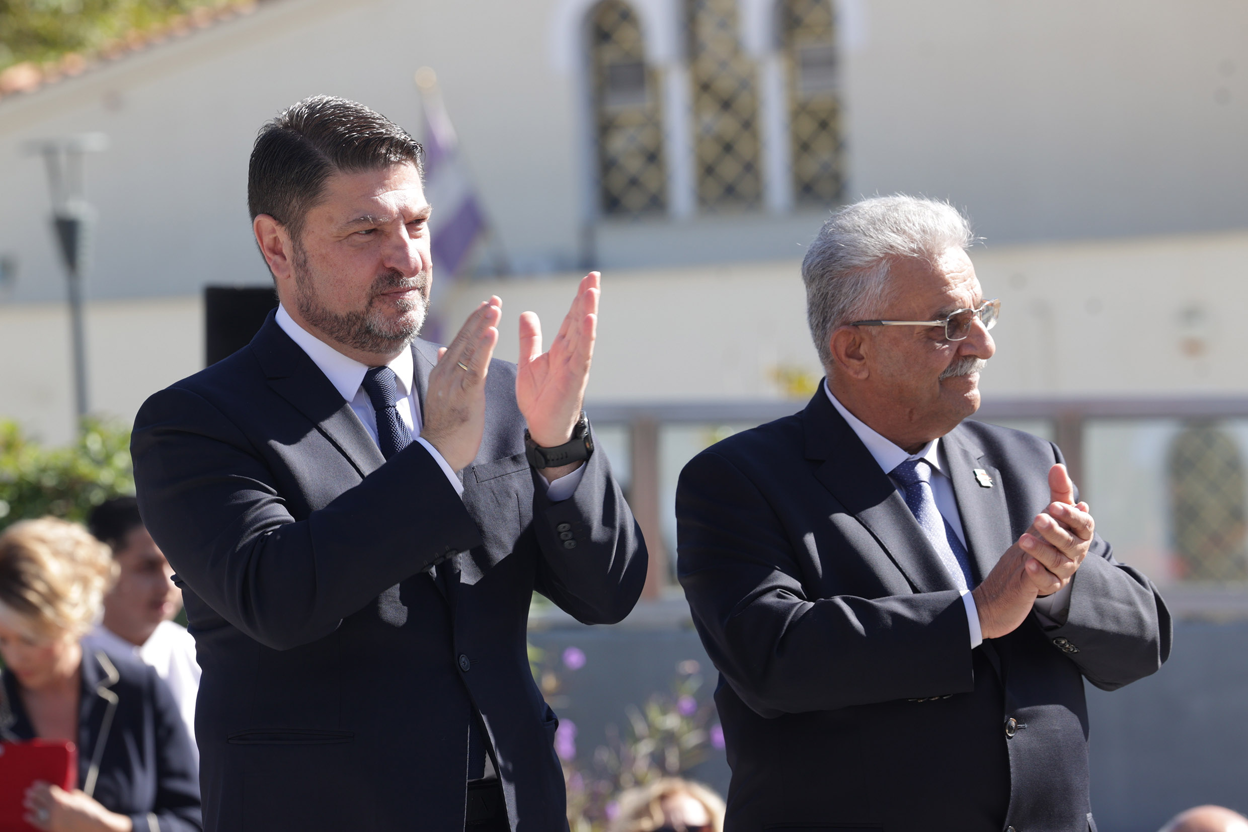 Στην Αγία Βαρβάρα για τον εορτασμό της Εθνικής Επετείου ο Περιφερειάρχης Αττικής.