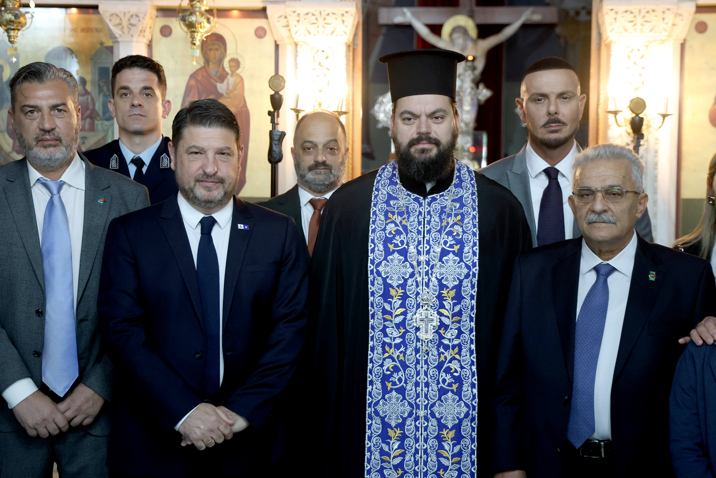 Στην Αγία Βαρβάρα για τον εορτασμό της Εθνικής Επετείου ο Περιφερειάρχης Αττικής.