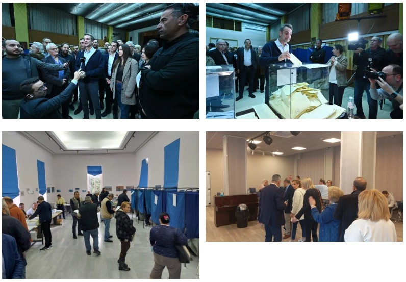 Χαμόγελα για τις εσωκομματικές εκλογές στη Ν.Δ.