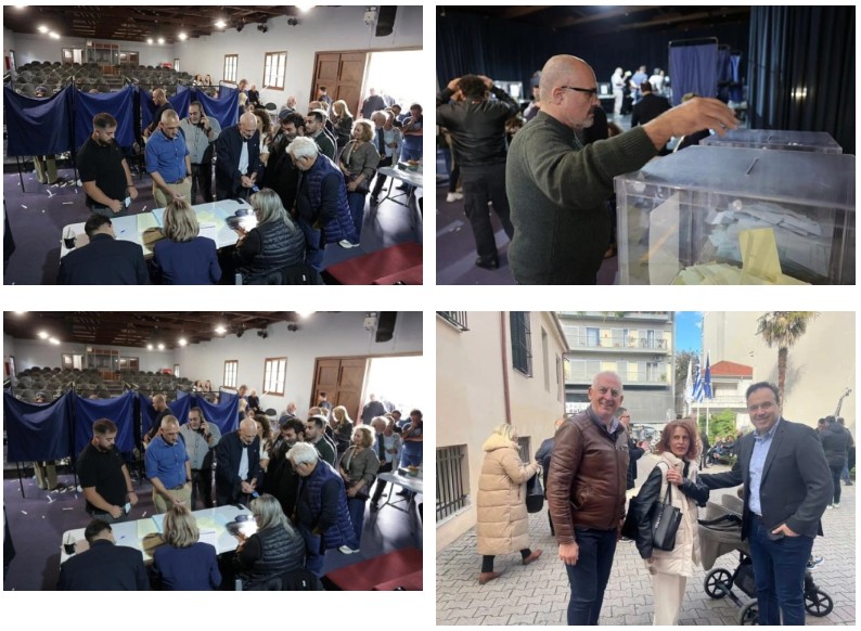 Χαμόγελα για τις εσωκομματικές εκλογές στη Ν.Δ.