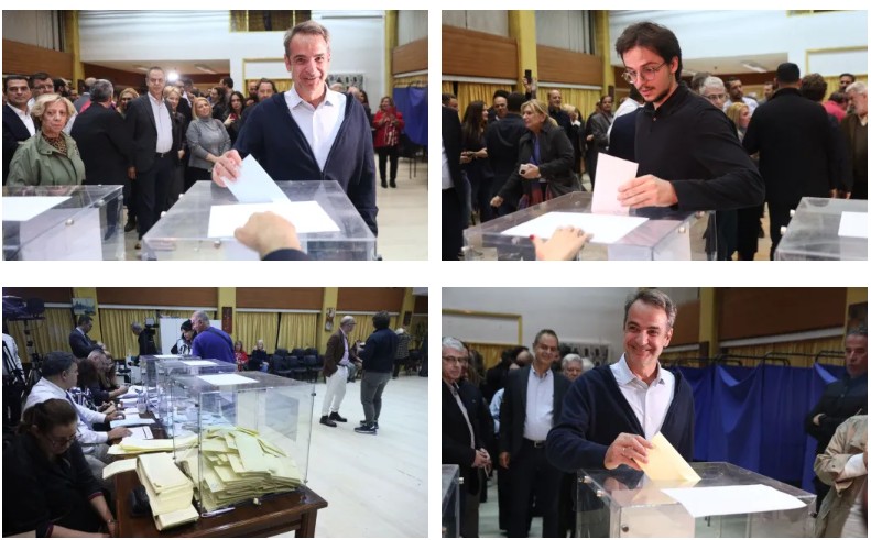 Χαμόγελα για τις εσωκομματικές εκλογές στη Ν.Δ.