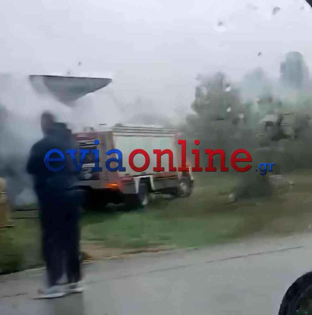 Εύβοια: Κλέφτες προσπάθησαν να κάψουν καλώδια και έβαλαν φωτιά