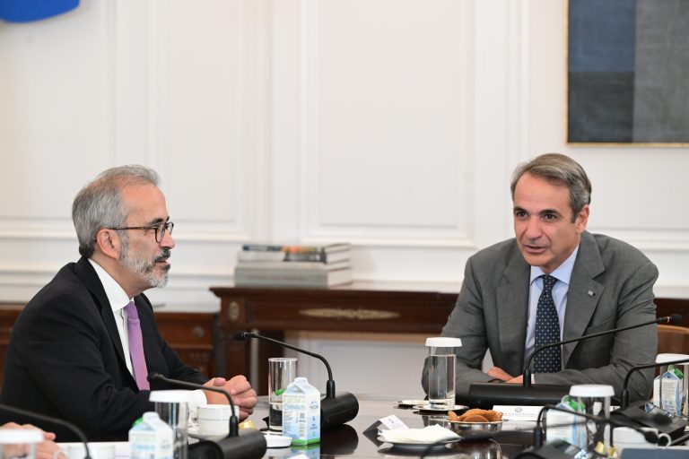 Συνάντηση Μητσοτάκη με τον ΥΠΕΞ της Πορτογαλίας