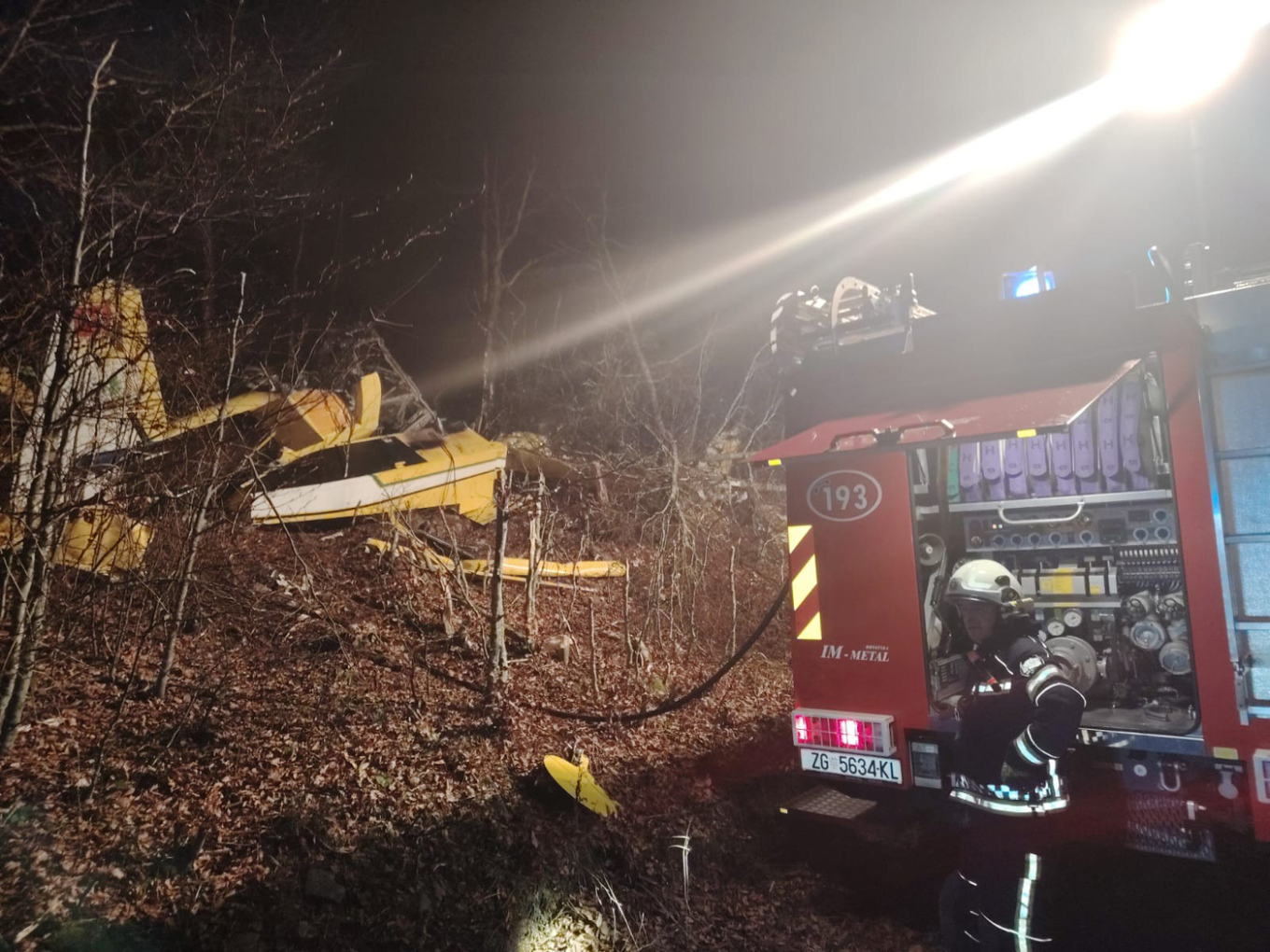 Συντριβή τουρκικού πυροσβεστικού αεροσκάφους στην Κροατία