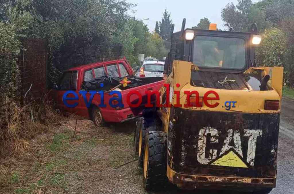 Εκτροπή αυτοκινήτου στην Ερέτρια