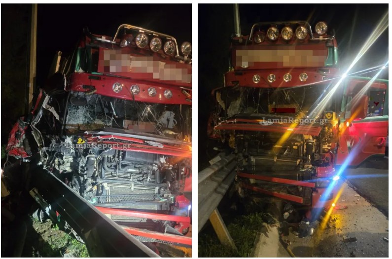 Σοβαρό τροχαίο με νταλίκα στη Φθιώτιδα