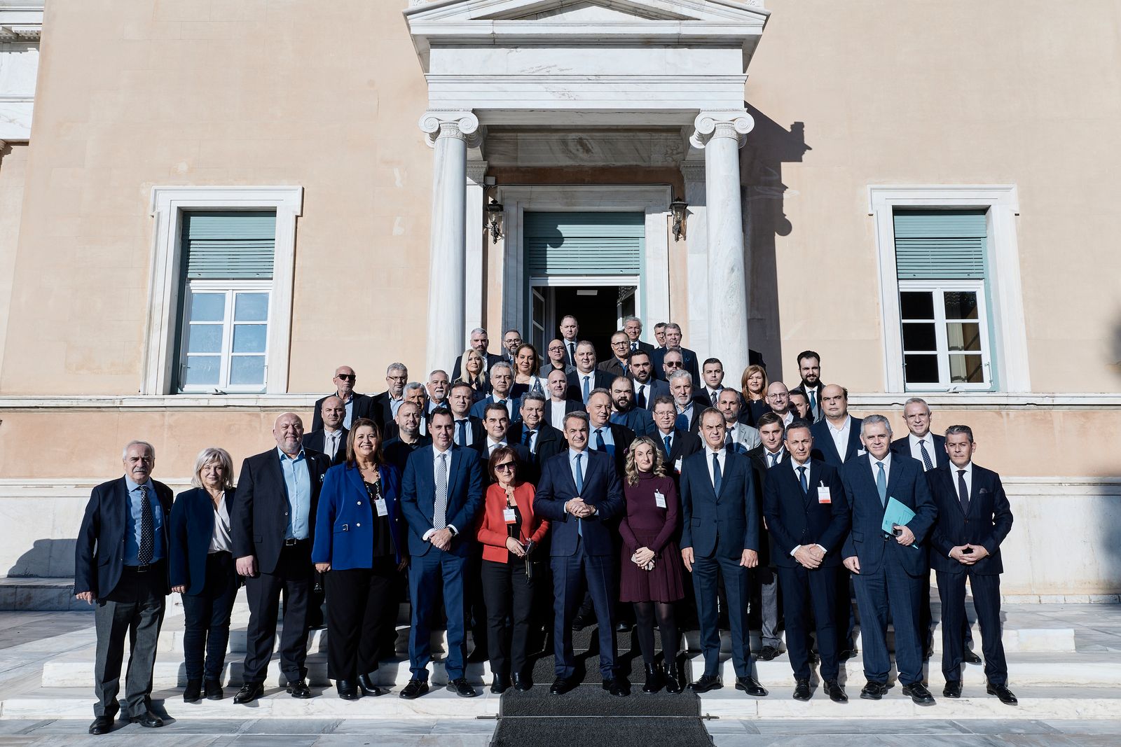 Συνάντηση Μητσοτάκη με τους νεοεκλεγέντες Προέδρους ΔΕΕΠ