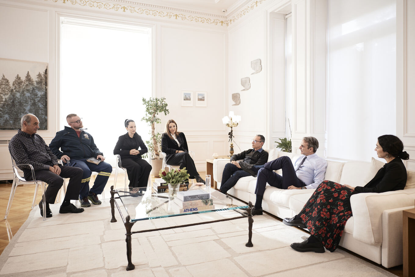 Μητσοτάκης εθελοντές