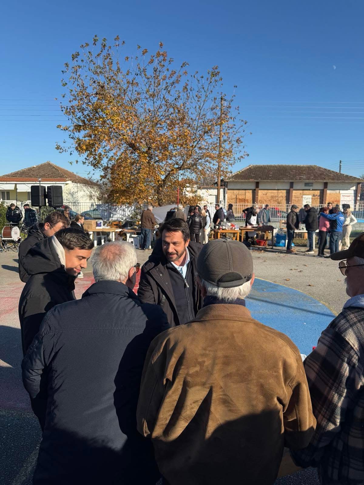 Ο Τάσος Μπαρτζώκας δίπλα στους ανθρώπους και την παράδοση του Ρουμλουκιού 