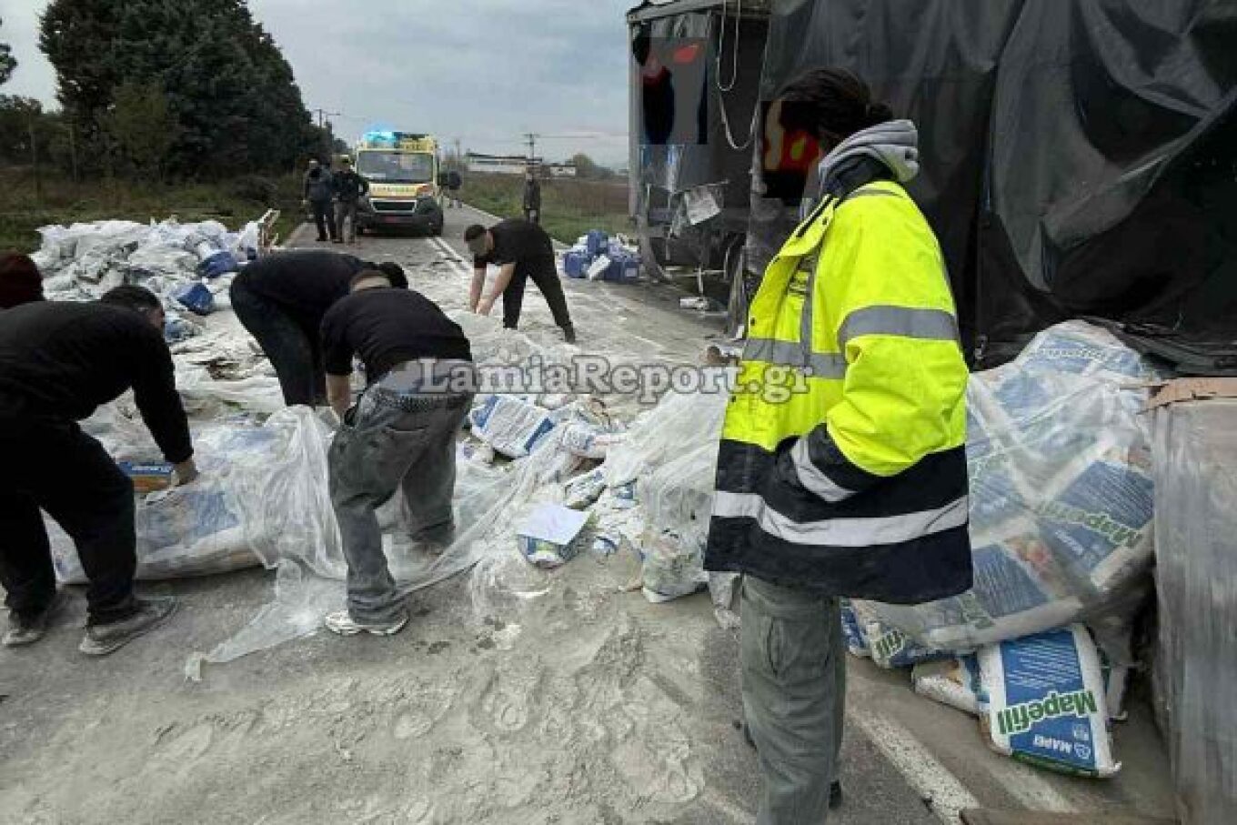 Τροχαίο με νταλίκα στη Θήβα