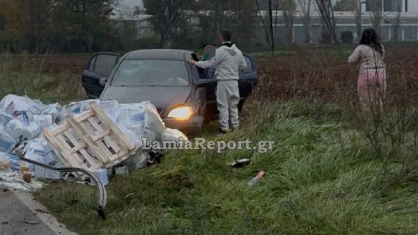 Τροχαίο με νταλίκα στη Θήβα