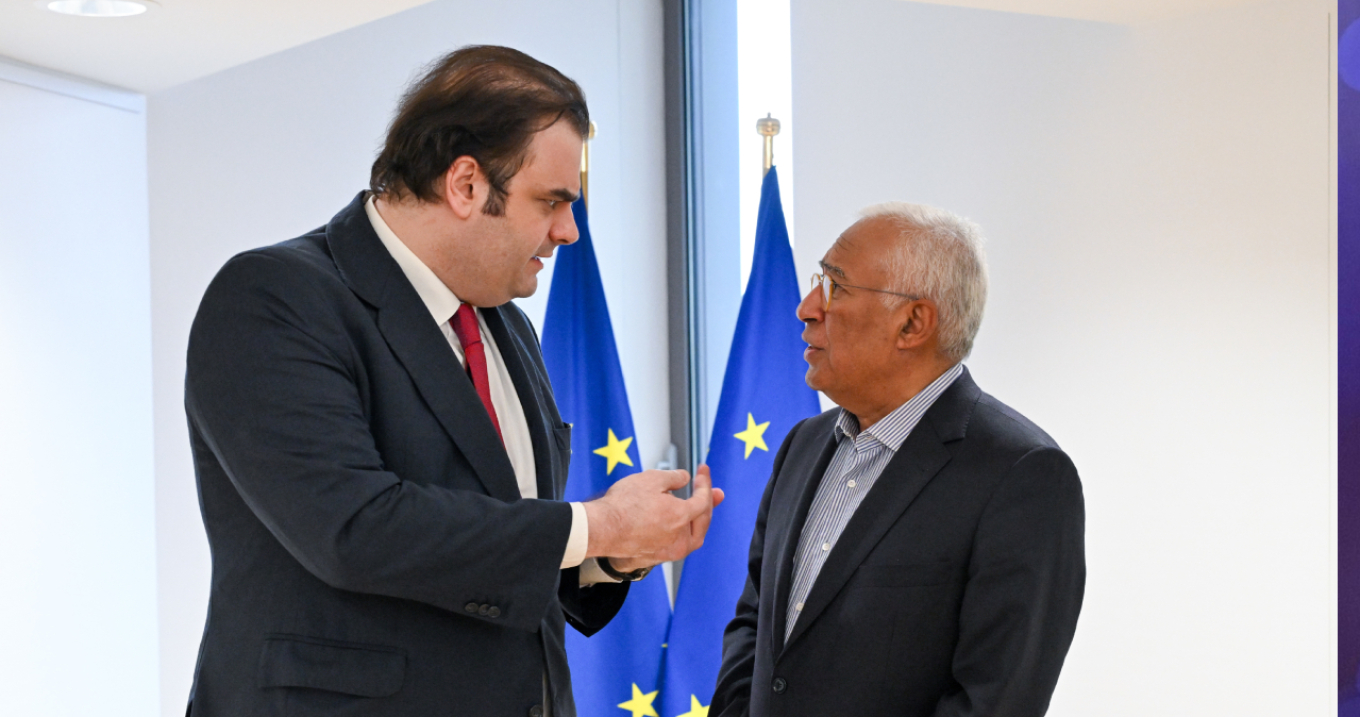 Συνάντηση του Πιερρακάκη με τον Αντόνιο Κόστα