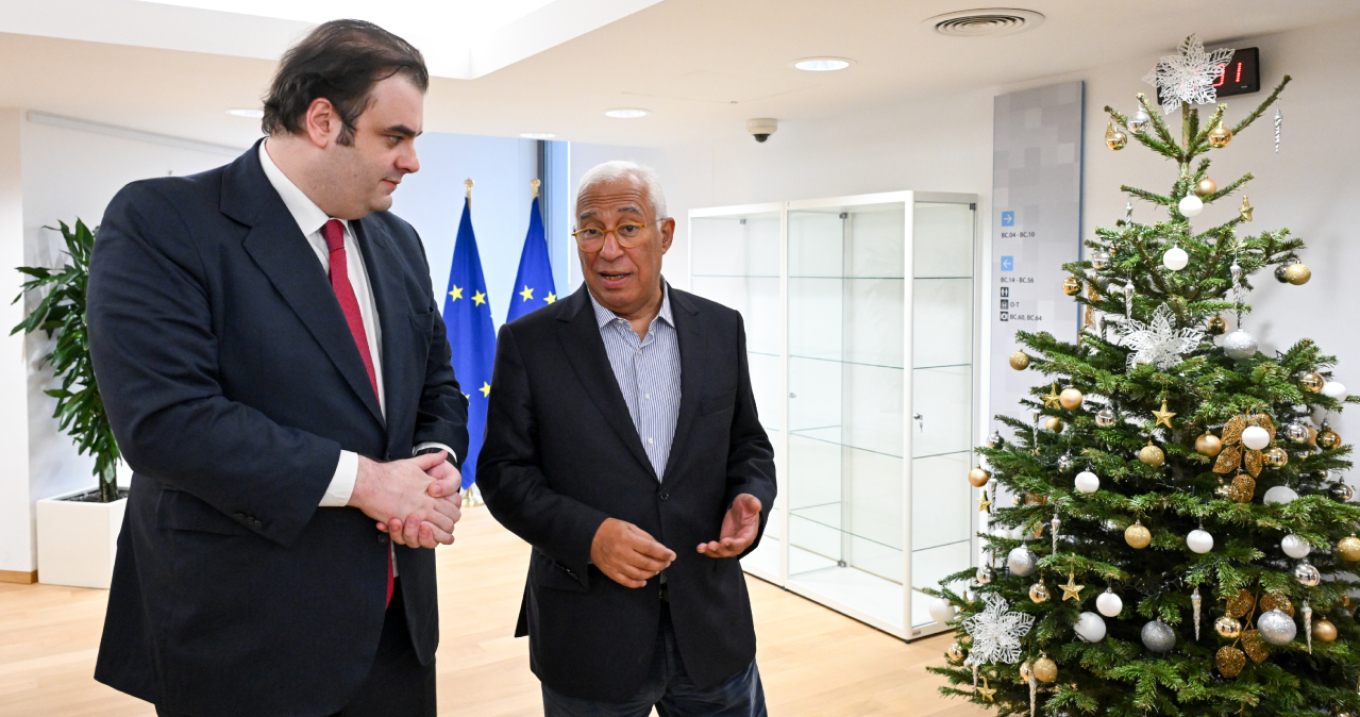 Συνάντηση του Πιερρακάκη με τον Αντόνιο Κόστα