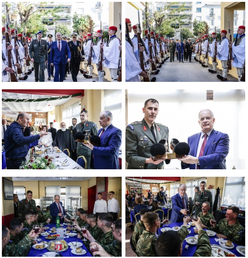 O Τασούλας τίμησε τους Εύζωνες