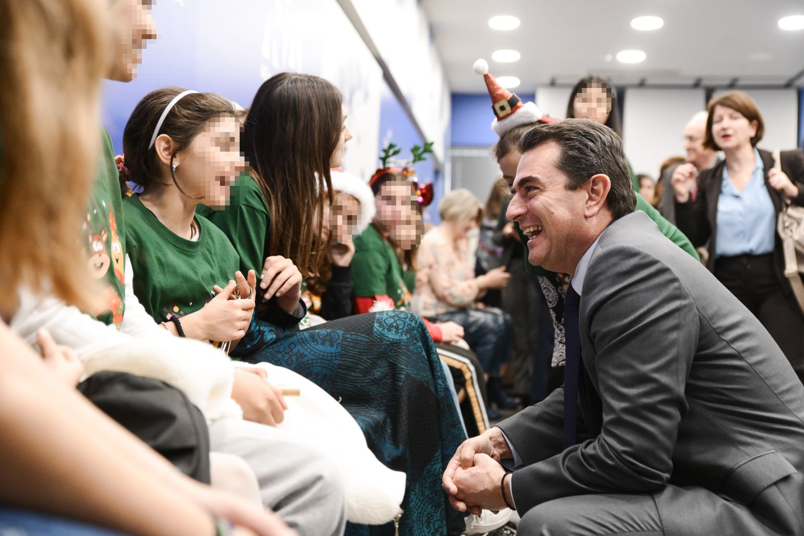 Χριστουγεννιάτικη γιορτή στα κεντρικά γραφεία της Νέας Δημοκρατίας