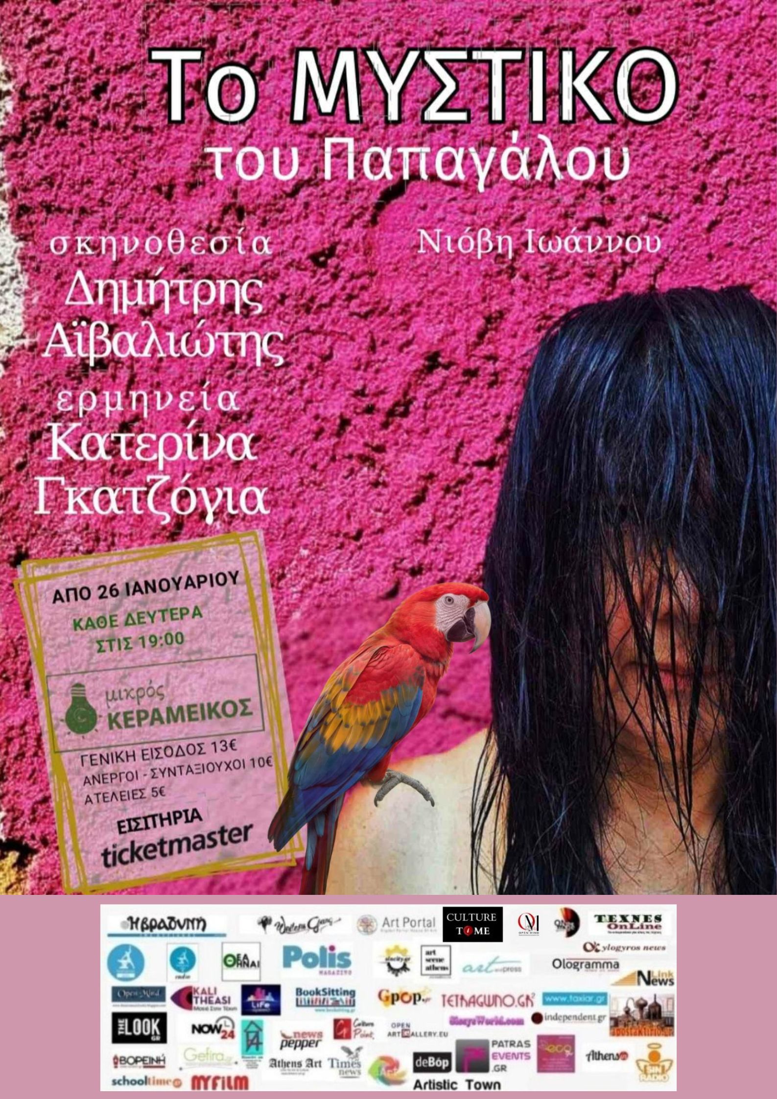 Θεατρικός μονόλογος «Το μυστικό του παπαγάλου»