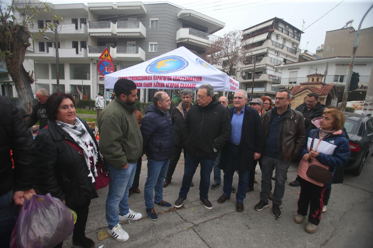 Φάμελλος: «Ο ΣΥΡΙΖΑ στηρίζει τον αγώνα των λαϊκών αγορών»