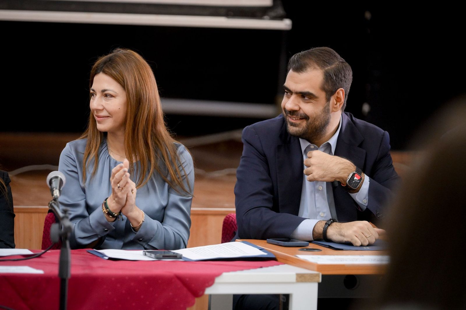 Επίσκεψη στο 2ο Γενικό Λύκειο Γέρακα, πραγματοποίησαν σήμερα, η υπουργός Παιδείας, Θρησκευμάτων και Αθλητισμού, Σοφία Ζαχαράκη, και ο υφυπουργός παρά τω Πρωθυπουργώ και Κυβερνητικός Εκπρόσωπος, Παύλος Μαρινάκης.