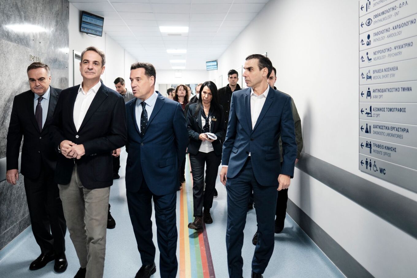 Στα εγκαίνια του ανακαινισμένου ΤΕΠ στον «Ερυθρό Σταυρό» ο Μητσοτάκης