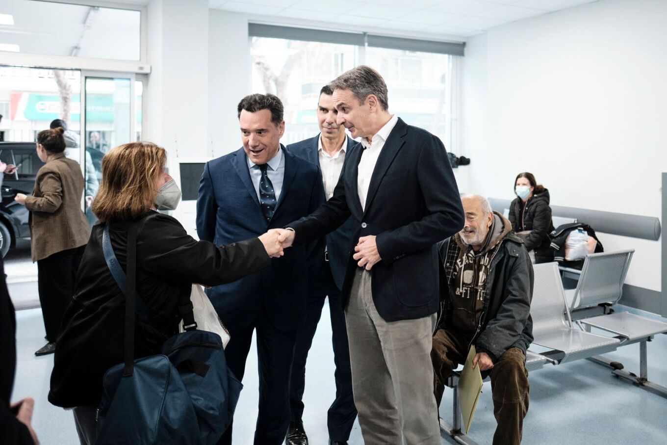 Στα εγκαίνια του ανακαινισμένου ΤΕΠ στον «Ερυθρό Σταυρό» ο Μητσοτάκης